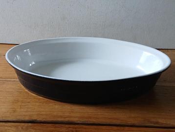 Set van drie Pyrex keramische ovenschalen, 1 ovaal + 2 rond  beschikbaar voor biedingen