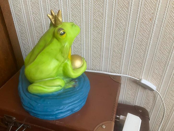 Heico Kikker Lamp - Sprookjesachtig!, Huis en Inrichting, Lampen | Hanglampen, Gebruikt, Minder dan 50 cm, Kunststof, Ophalen of Verzenden