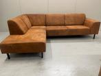 ✅️Mooie cognac hoekbank 🚚GRATIS LEVERING, Ophalen, Zo goed als nieuw, 150 cm of meer, Vierpersoons of meer