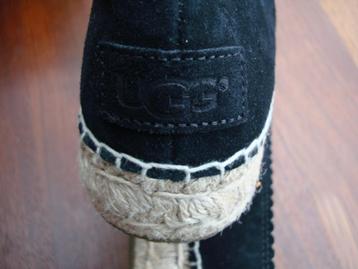 Dames Ugg espadrilles zwart suède maat 38(37) 24 zgan beschikbaar voor biedingen