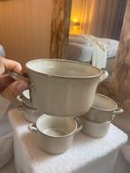 8 Keramieken Soepkommen Beige - Nieuw, Ophalen, Keramiek, Nieuw, Kom(men)