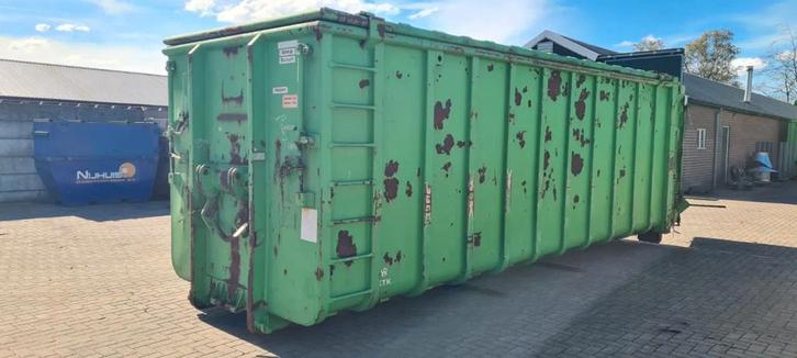 Container 37 M3 met 2 zijdig draaiend deksel, Zakelijke goederen, Machines en Bouw | Keten en Containers