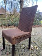 Eettafel stoelen, Huis en Inrichting, Stoelen, Ophalen of Verzenden, Gebruikt, Bruin, Riet of Rotan