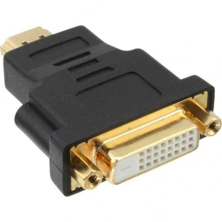 DVI-D vrouw naar HDMI man Adapter **gratis verzenden €4,45**, Computers en Software, Pc- en Netwerkkabels, Nieuw, Ophalen of Verzenden