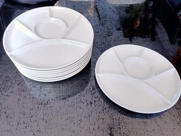 8 fondueborden beschikbaar voor biedingen