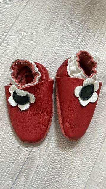 Leren babyslofjes met leren bloem nieuw beschikbaar voor biedingen
