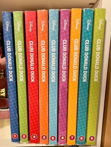 Prachtige set Donald Duck Club pockets 1 t/m 9 compleet! beschikbaar voor biedingen