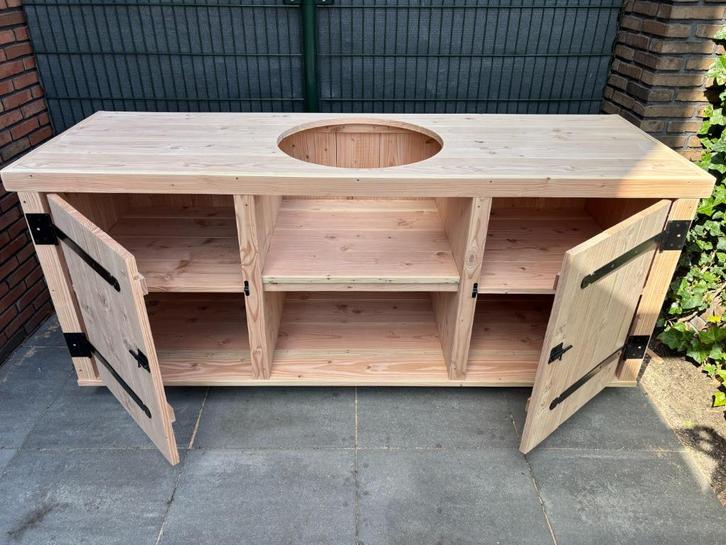 Unieke buitenkeuken, BBQ meubel van douglas of steigerhout, Tuin en Terras, Buitenkeukens, Nieuw, Ophalen