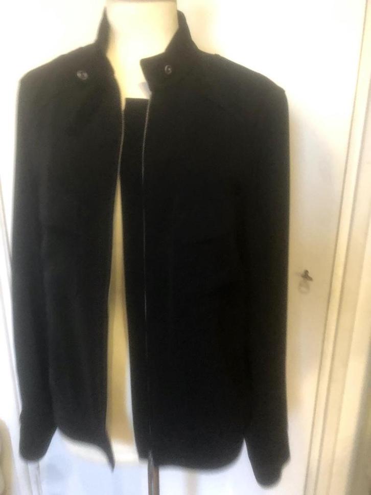 VERSE zwarte blouson m 40 met opstaande kraag deelbare rits, Kleding | Dames, Jasjes, Kostuums en Pakken, Zo goed als nieuw, Jasje