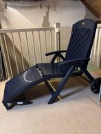 Ligbed Hartmann Prestige mèt nieuw kussen., Tuin en Terras, Ophalen, Zo goed als nieuw, Kunststof, Verstelbaar