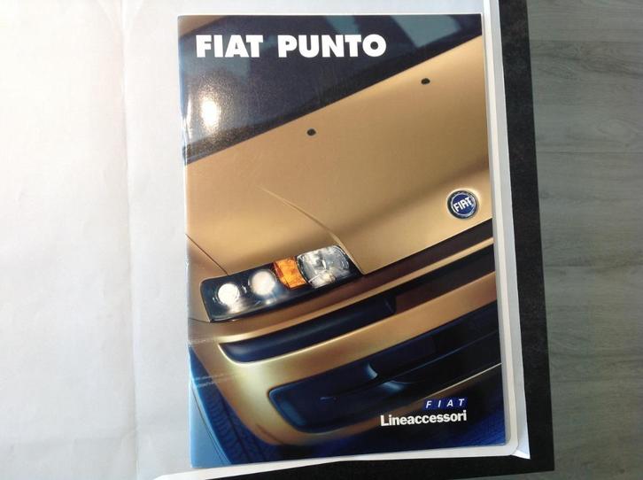 Fiat Punto Lineaccessori folder Ned 40 blz 1999, Boeken, Auto's | Folders en Tijdschriften, Nieuw, Overige merken, Ophalen of Verzenden