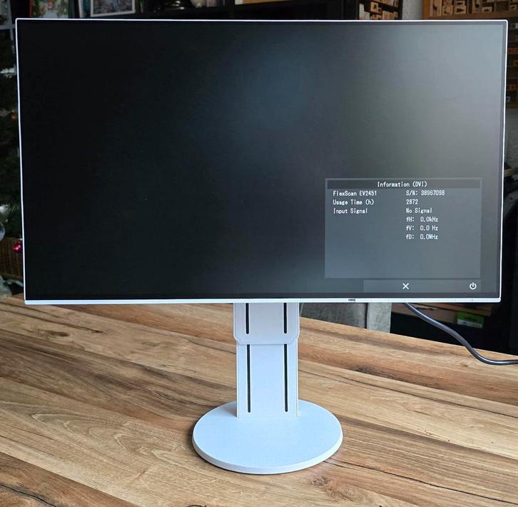 Prachtige EIZO FlexScan EV2451 monitor., Computers en Software, Monitoren, Gebruikt, 60 Hz of minder, DisplayPort, DVI, HDMI, VGA