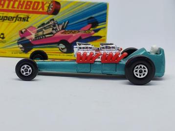 SLINSHOT DRAGSTER BLAUW MATCHBOX No64 UIT 1970 ONBESPEELD ME beschikbaar voor biedingen