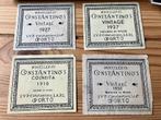 10x oud etiket Port porto oa Kopke constantino’s, Verzamelen, Merken en Reclamevoorwerpen, Overige typen, Gebruikt, Ophalen of Verzenden