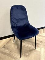 Blauwe velvet stoelen (28 stuks), Huis en Inrichting, Stoelen, Ophalen, Zo goed als nieuw, Blauw, Vijf, Zes of meer stoelen
