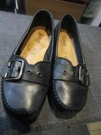 G444 Gabor mt 5,5 breedte G loafers instappers zwart gesp, Verzenden, Gabor, Zo goed als nieuw, Instappers