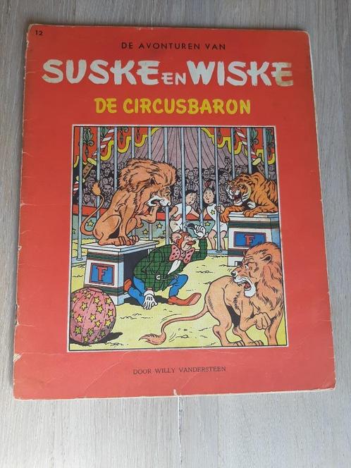 Vandersteen, Suske en Wiske nr 12 De Circusbaron, jaren 50?, Boeken, Stripboeken, Gelezen, Eén stripboek, Ophalen of Verzenden