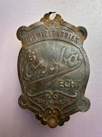 Vintage fietsmerkplaatje van EROBA "Rijwielfabriek" Echt., Antiek en Kunst, Ophalen of Verzenden
