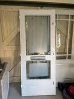 Voordeur met glas, Doe-het-zelf en Verbouw, Deuren en Horren, Ophalen, Gebruikt, 80 tot 100 cm, 200 tot 215 cm