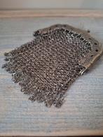 Antiek zilveren maliën knipbeursje Art Nouveau 1921, Antiek en Kunst, Ophalen of Verzenden