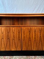 Vintage Palissander Dressoir Midboard Mid Century Design, Huis en Inrichting, Kasten | Dressoirs, Ophalen, 100 tot 150 cm, Rosewood retro space age