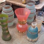 Vintage vazen, Huis en Inrichting, Woonaccessoires | Vazen, Ophalen of Verzenden, Gebruikt, Glas, Minder dan 50 cm