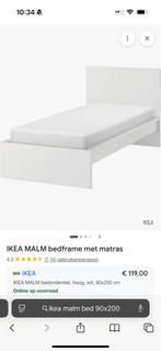 IKEA MALM bed, gedemonteerd, Ophalen, Gebruikt, 90 cm, Eenpersoons