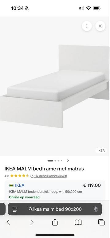 IKEA MALM bed, gedemonteerd - afbeelding 1