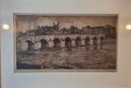 Ets Han Jelinger, St. Servaasbrug M'tricht, Antiek en Kunst, Ophalen