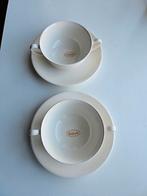 Twee California soepkommen met schotel (vintage), Ophalen of Verzenden, Zo goed als nieuw, Kom(men), Overige stijlen