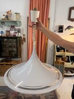 Vintage Trompet Hanglamp Jaren 80, Huis en Inrichting, Ophalen of Verzenden, Gebruikt, Kunststof, Minder dan 50 cm