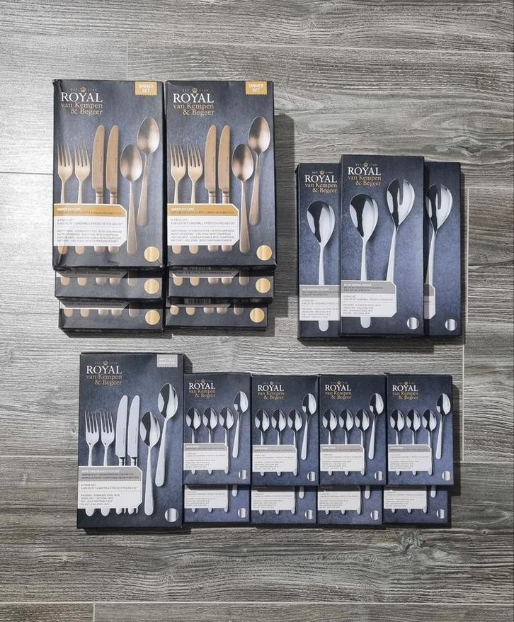 Royal van Kempen en Begeer // Bestek AH, Huis en Inrichting, Keuken | Bestek, Nieuw, Bestekset, Rvs of Chroom, Vaatwasserbestendig