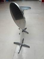 Statafel RVS/aluminium, Ophalen, Gebruikt