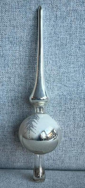 Vintage piek van glas zilver met wit beschikbaar voor biedingen