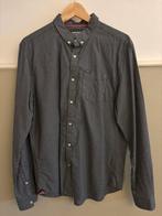 Superdry heren overhemd grijs geblokt mt XL, Ophalen of Verzenden, Zo goed als nieuw, Grijs, Halswijdte 43/44 (XL)