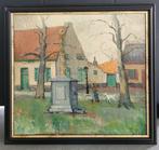 Adolf POUCHET, Boerin met geit, Ophalen of Verzenden