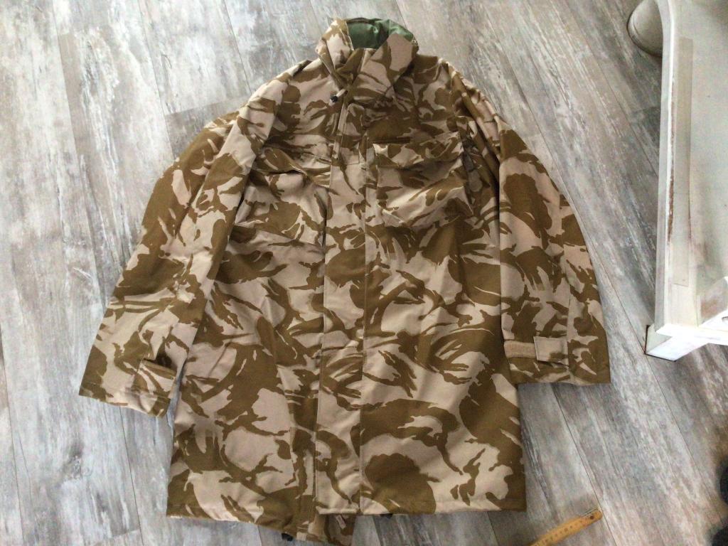 Desert camouflage parka, regenjas, ademend, Verzamelen, Militaria | Algemeen, Landmacht, Kleding of Schoenen, Engeland, Ophalen of Verzenden