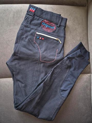 Z.g.a.n. donkerblauwe rijbroek van Harry's Horse  beschikbaar voor biedingen