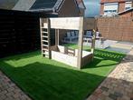 Prachtig stapelbed gemaakt van steigerhout old look., Huis en Inrichting, Ophalen, 90 cm, Steigerhout, Tweepersoons