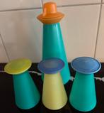 3 x Tupperware kruiden strooier + een olie, Huis en Inrichting, Keuken | Tupperware, Ophalen of Verzenden, Gebruikt, Overige typen