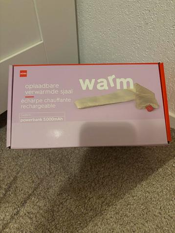 Verwarmde Sjaal - Beige - Nieuw in Doos beschikbaar voor biedingen