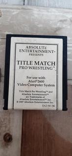 Atari 2600. Title match pro wrestling., Spelcomputers en Games, Games | Atari, Gebruikt, Vechten, 1 speler, Ophalen of Verzenden