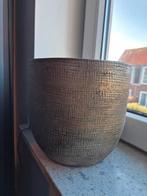 Gouden bloempot, Ophalen, Rond, Zo goed als nieuw, Aardewerk