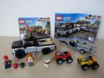 Lego City: 60148 ATV Raceteam, racers, 3 wagen + aanhanger, Complete set, Ophalen of Verzenden, Lego, Zo goed als nieuw