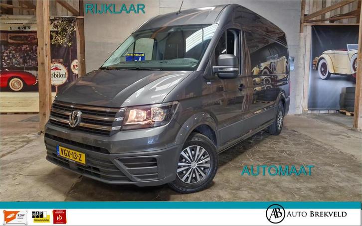 Volkswagen Crafter 35 2.0 TDI L3H3 Highline AUTOMAAT 140PK |, Auto's, Bestelauto's, Bedrijf, Te koop, ABS, Achteruitrijcamera
