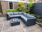 Xxl loungeset met alweather wasbare kussens, Ophalen, Zo goed als nieuw, Wicker, Bank