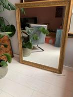 Facet geslepen spiegel met gouden rand, Huis en Inrichting, Woonaccessoires | Spiegels, Ophalen, 100 tot 150 cm, Zo goed als nieuw