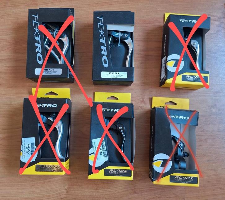 BLB Tektro remhoeven remgrepen remschoenen, Fietsen en Brommers, Fietsaccessoires | Overige Fietsaccessoires, Nieuw, Ophalen of Verzenden