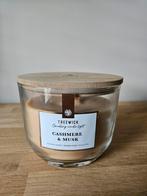 Treewick crackling candle light - cashmere & musk geurkaars, Huis en Inrichting, Woonaccessoires | Kandelaars en Kaarsen, Overige materialen