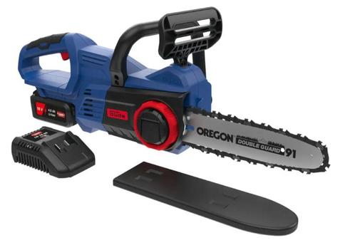 Accu kettingzaag 18 V, 4A accu en snellader, zwaard 25 cm, Tuin en Terras, Handzagen, Nieuw, Overige typen, Ophalen of Verzenden